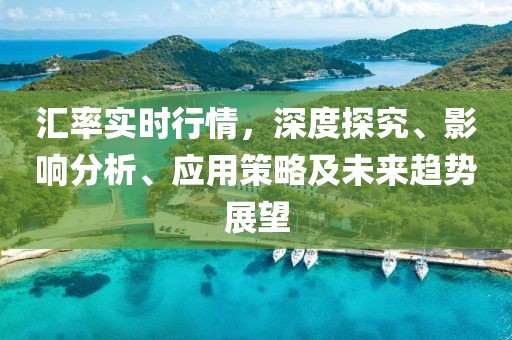 深入探讨汇率实时行情的影响因素、应用及未来趋势