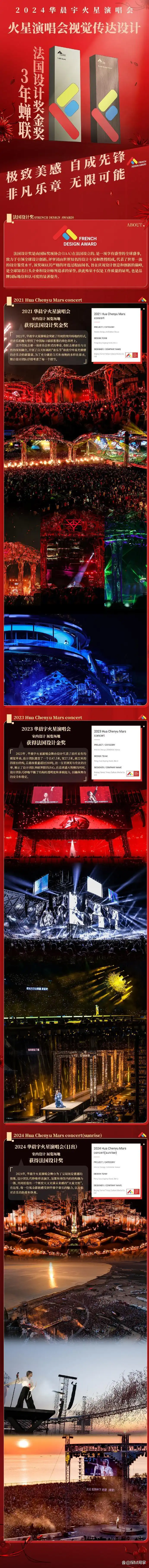华晨宇火星演唱会再获法国设计大奖，音乐与设计的完美结合