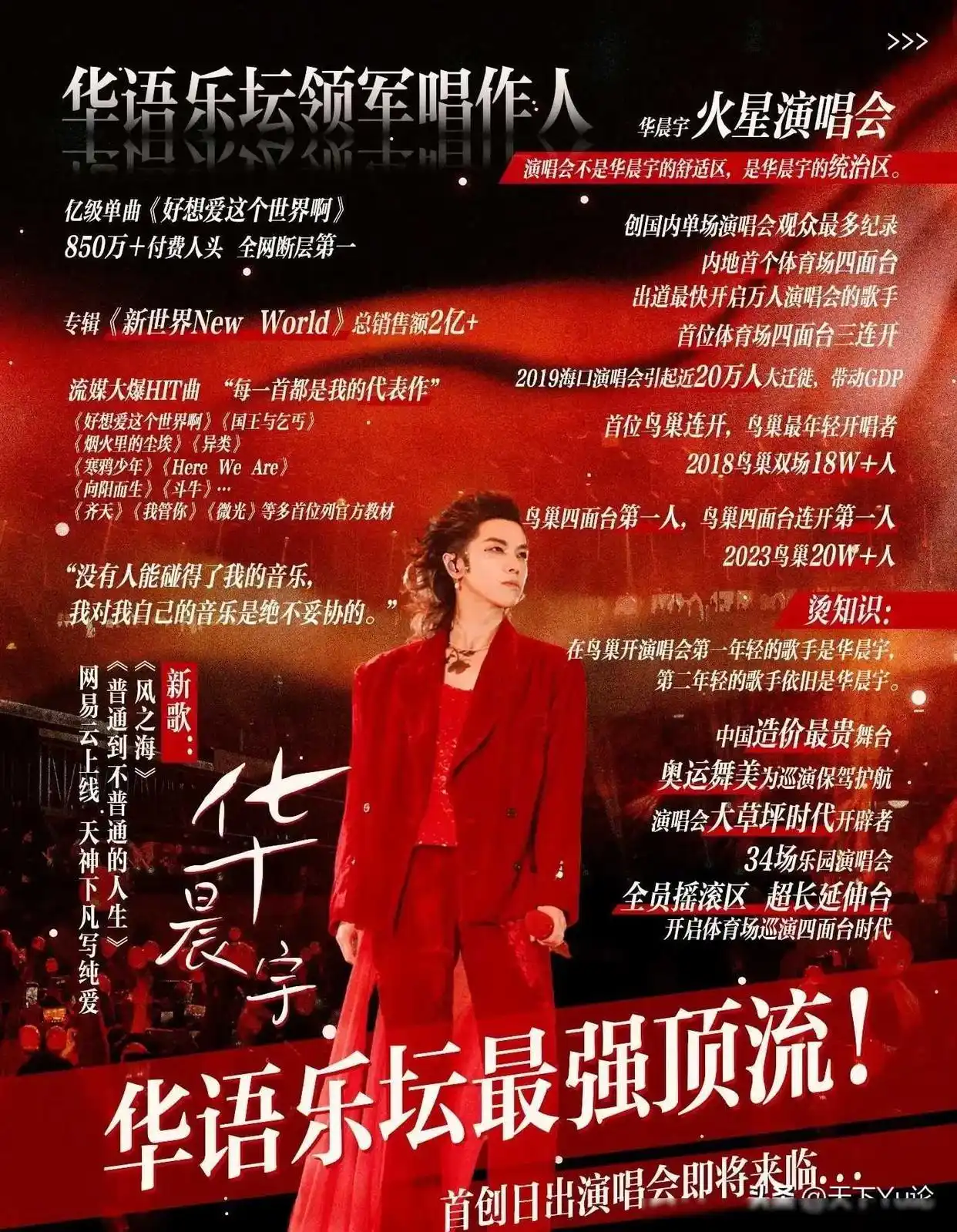 华晨宇颁奖典礼获奖，见证实力与努力_华晨宇颁奖词_华晨宇颁奖照片