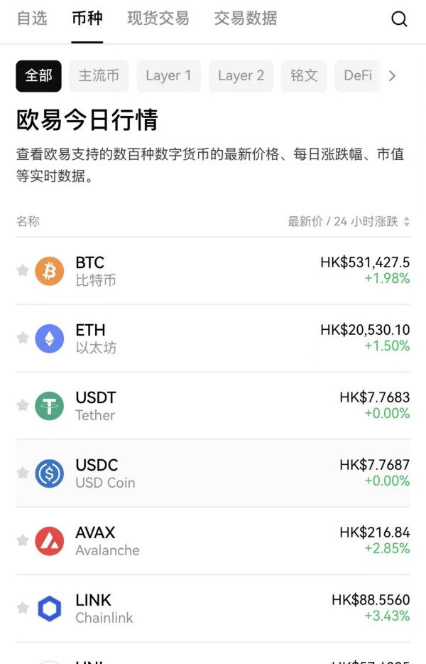 okex欧易交易所全球领先的交易平台okex(500)